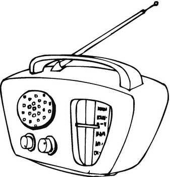 radio broadcasting coloring pages - photo #22